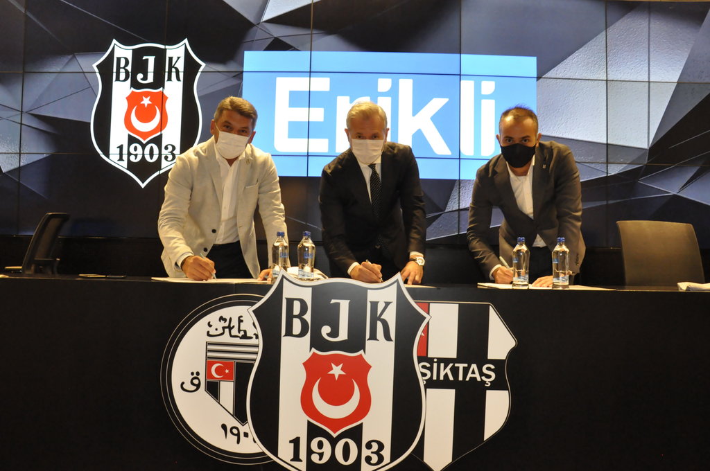 Erikli #bırakmamseni diyerek Beşiktaş JK ile sponsorluk anlaşmasını yeniledi