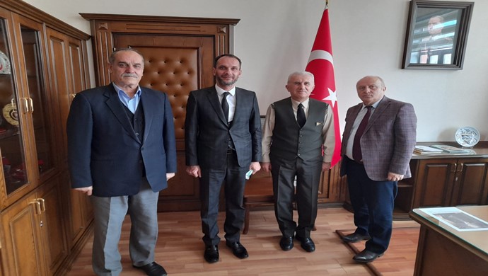 Mustafa Sungur Ülger `den Tuğgeneral Hurşit Ağırcan ` ı ziyaret etti