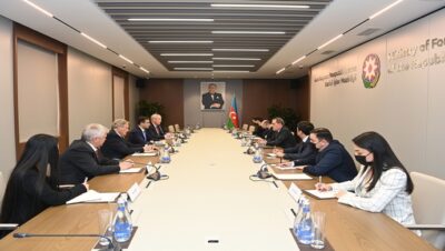 Republic of Azerbaijan on the meeting of Minister Jeyhun Bayramov with the delegation of the US Caspian Policy Center