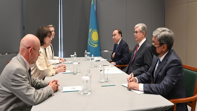 Касым-Жомарт Токаев принял специального представителя Генерального секретаря ООН и главу Миссии ООН по содействию Афганистану Дебору Лайонс