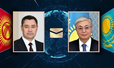 Президент Казахстана Касым-Жомарт Токаев поздравил Президента Садыра Жапарова и народ Кыргызстана с Днем независимости