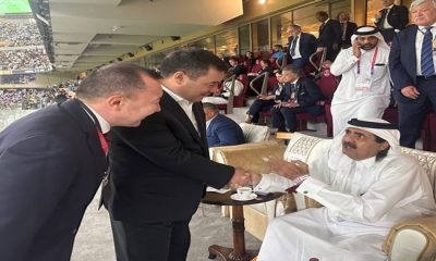 Президент Садыр Жапаров посетил финальный матч Чемпионата мира по футболу — 2022 в Катаре