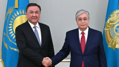 Президент принял Генерального секретаря Организации тюркских государств Кубанычбека Омуралиева