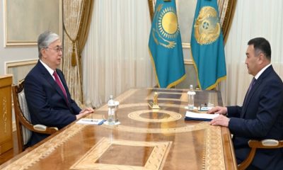Глава государства принял председателя Комитета национальной безопасности Ермека Сагимбаева