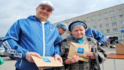 «Единая Россия» провела в Барнауле социальную акцию «Добрый сад»