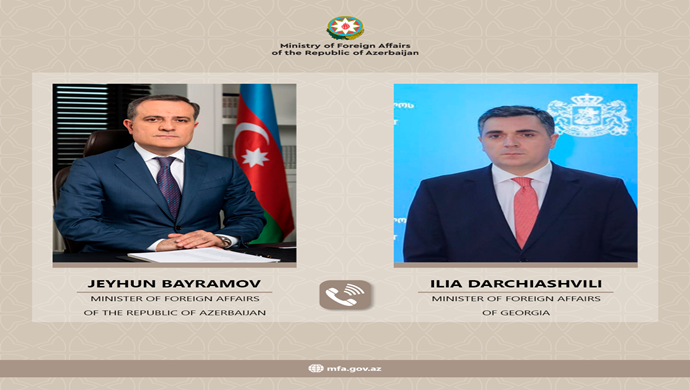 Bakan Ceyhun Bayramov ile Gürcistan Dışişleri Bakanı Ilya Darchiashvili arasındaki telefon görüşmesine ilişkin basın açıklaması
