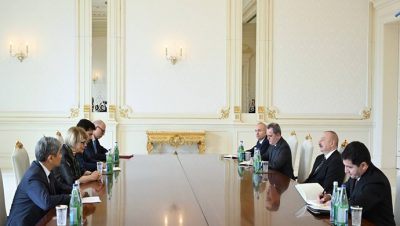 İlham Aliyev AGİT Genel Sekreterini kabul etti